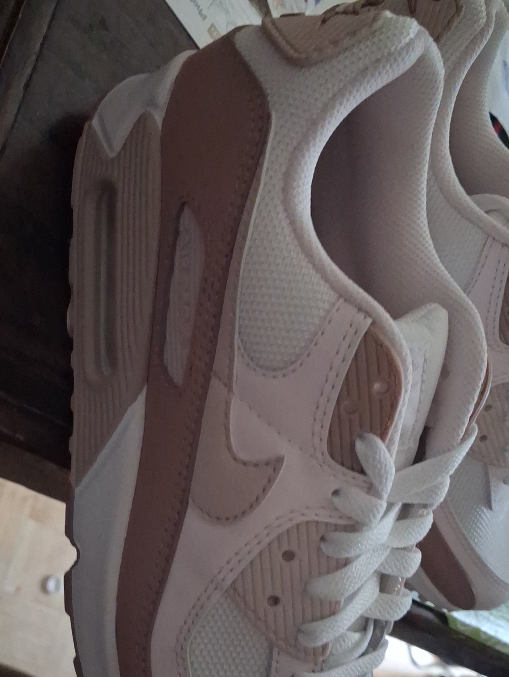 Nike Women's Pink & White Air Max Style Sneakers